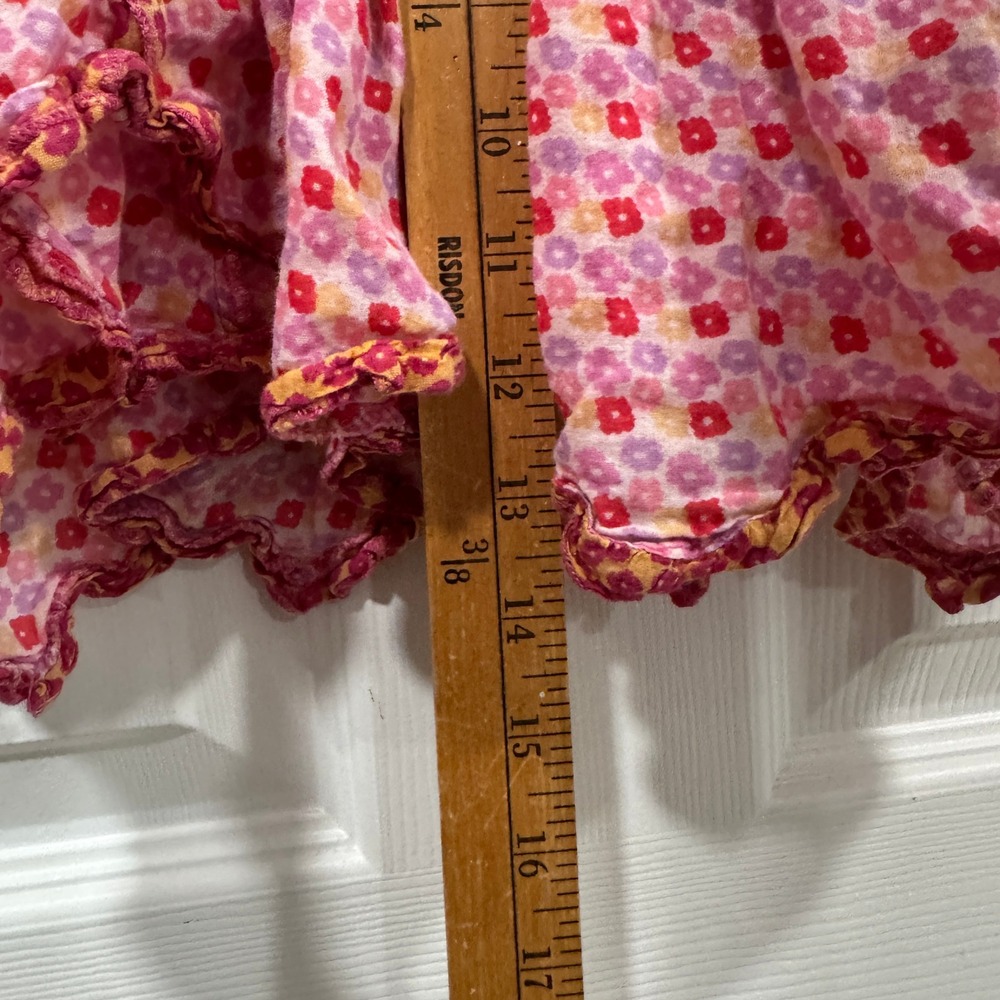 Nini & Maggi Girls 12M Floral Dress Pink‎ Sleeveless Applique Cute Summer - Picture 5 of 6